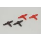 Robart 1/16" ID T' Tubing Coupler (Pk4)'