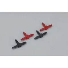 Robart 3/32" ID T' Tubing Coupler (Pk4)'