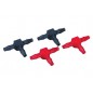 Robart 1/8" ID T' Tubing Coupler (Pk4)'