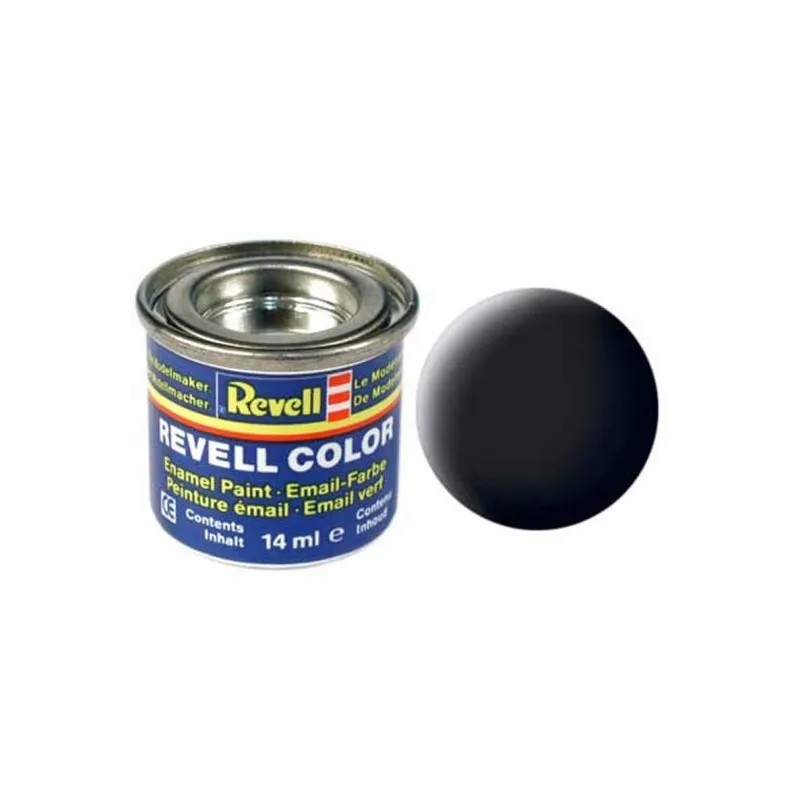 Revell 14ml Tinlets 8 Black Matt