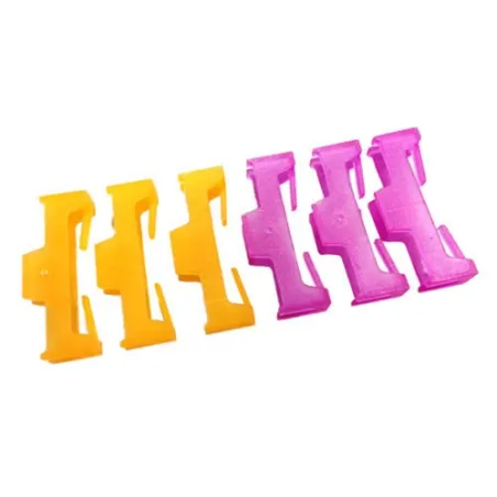 Ripmax Safety Lead Lock - Orange/Purple (Pack of 6)