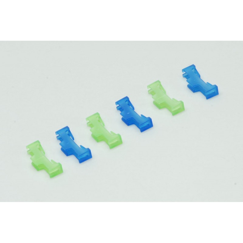Ripmax Safety Lead Lock - Green/Blue (Pack of 6)