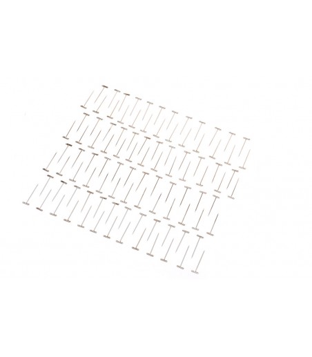 Dubro 1.25" (31.7mm) Nickel Plated T-Pins (100 Pack)