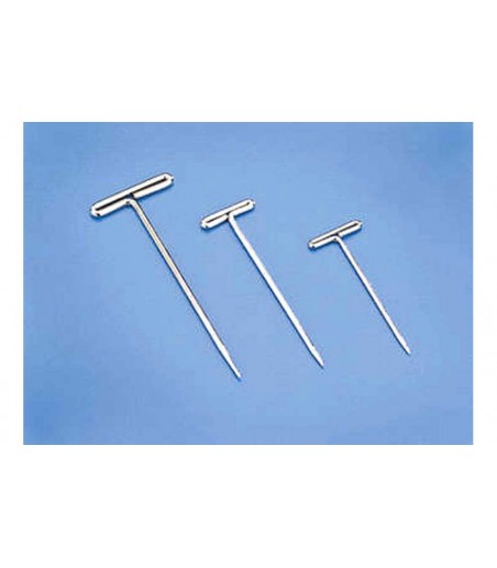 Dubro 1.50" (38.1mm) Nickel Plated T-Pins (100 Pack)