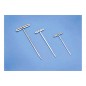 Dubro 1.50" (38.1mm) Nickel Plated T-Pins (100 Pack)
