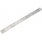 Rolson Stainless Steel Ruler - 300mm