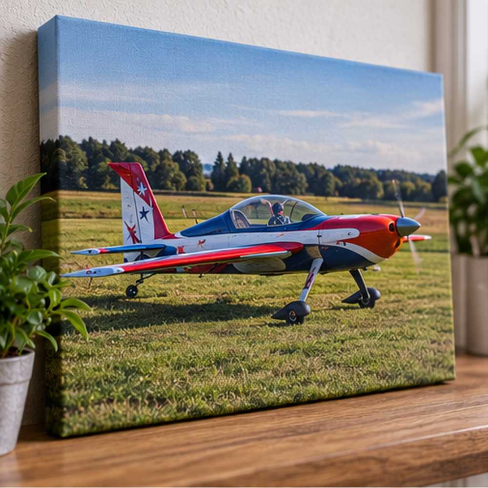Custom canvas printing from photographs, artwork and RC model images